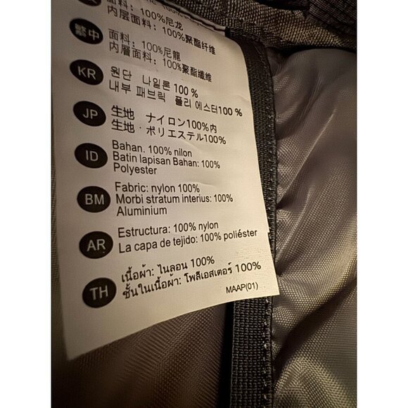 Waterfly Black Sling Backpack Travel Hiking Chest Bag Daypack - Picture 9 of 12